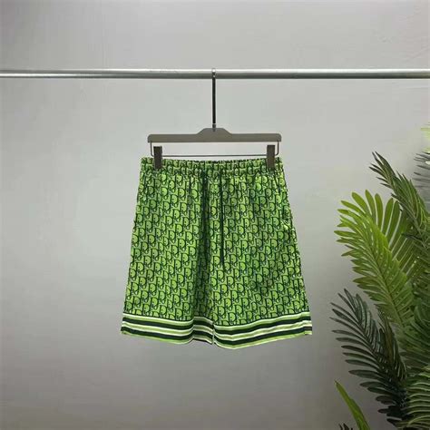 dior shorts green|Dior shorts for men.